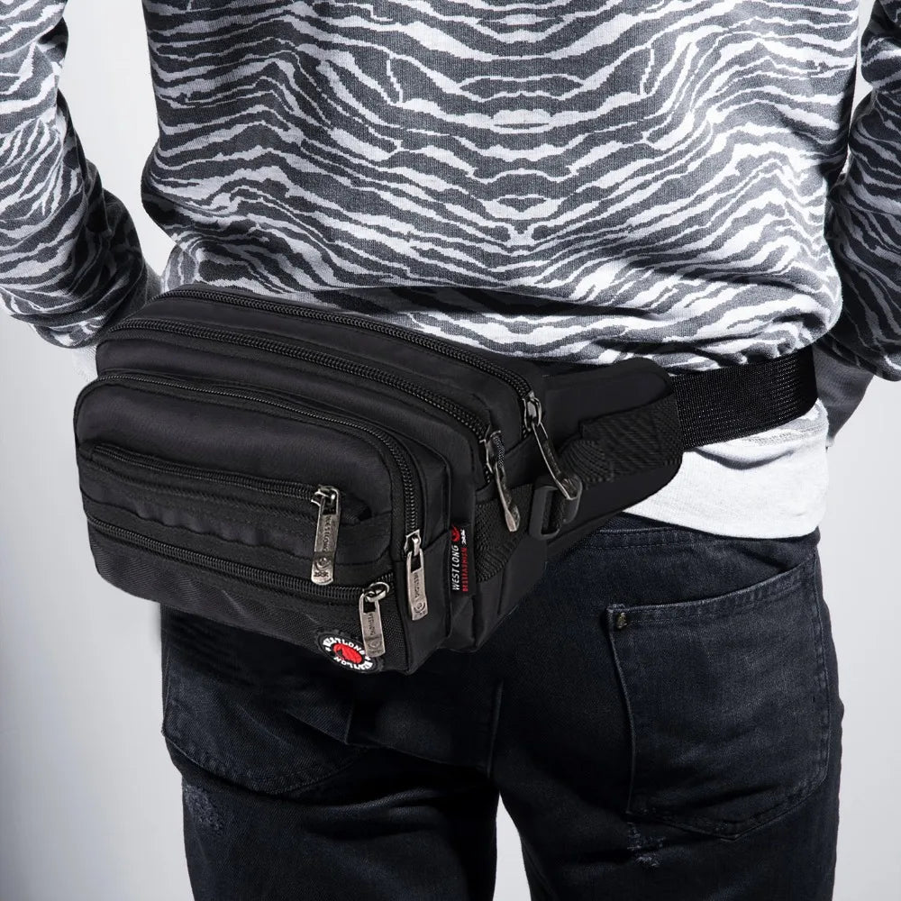 Riñonera Casual y Funcional Unisex Impermeable - Fanny Pack de Nylon