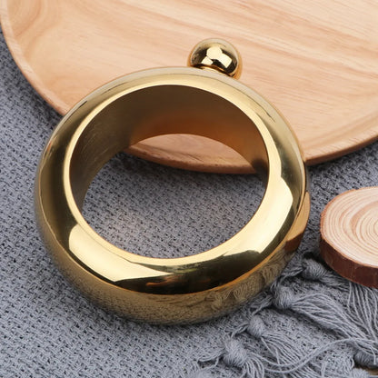 Elegante Accesorio para Bebidas de 3,5 oz – Pulsera de Acero Inoxidable para Whisky, Vodka y Vino