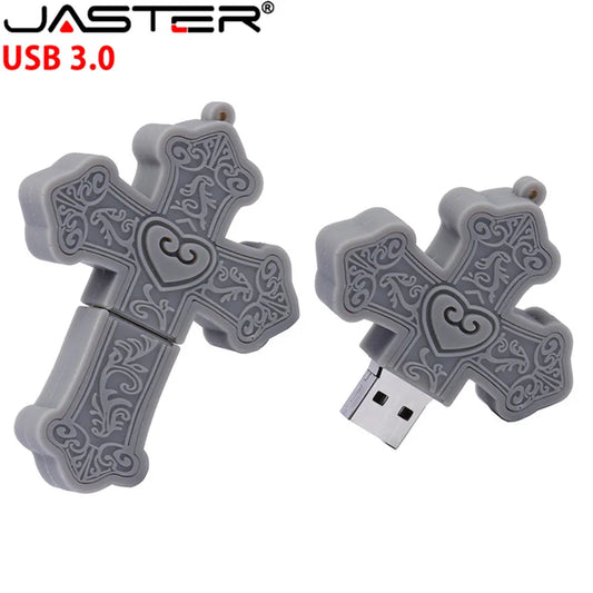 JASTER USB 3.0 Pen Drive | 4GB a 128GB | Diseño Cartoon | Regalo Perfecto para Bodas y Aniversarios
