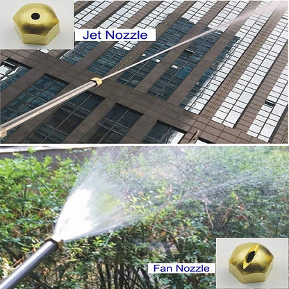 Pistola de Agua a Alta Presión Meijuner de 46 cm para Coche, con Boquilla Rociadora, Herramienta de Limpieza para Jardín y Lavado
