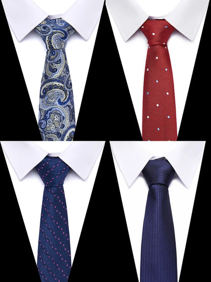 Corbata de Seda 100% para Hombre, Azul con Verde y Naranja, Ajuste Floral de Cachemira, Ideal para Boda y Trabajo