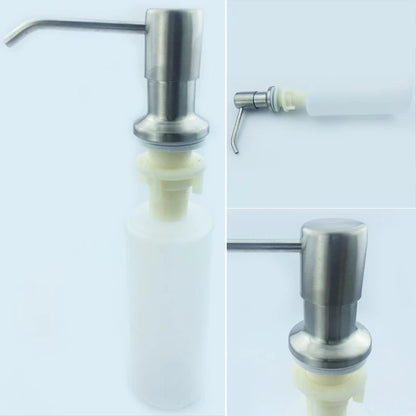 Dispensador de Jabón de Acero Inoxidable para Cocina EL8406 | Dispensador de Jabón de Encimera para Fregadero