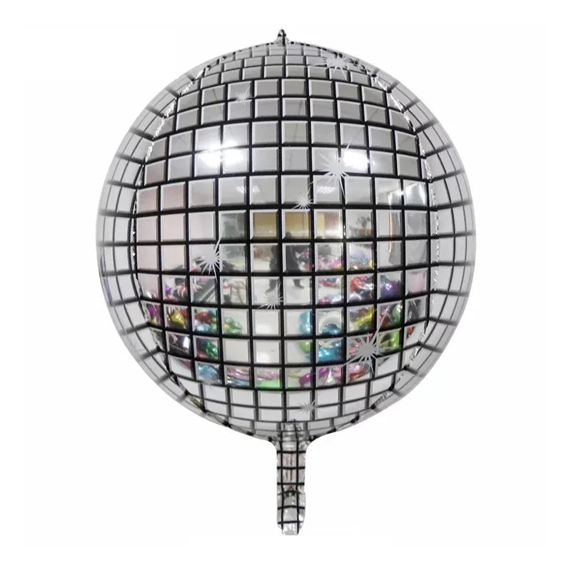 Globos de Papel Metalizado en Forma de Disco Ball - Decoración para Fiestas, Bodas y Eventos