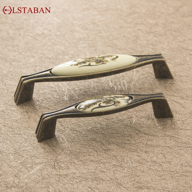 Perilla de Cajón LSTABAN - Tirador Antiguo Europeo para Muebles, Accesorios de Armario y Cajones