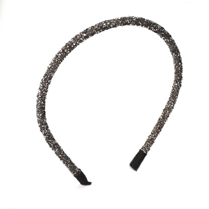 Diadema de Cristal Suave de Moda para Mujeres, Accesorio de Cabello con Rhinestones y Beads, Headband Elegante