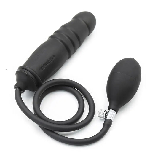 Tapón Anal inflable de silicona para hombres y mujeres, tapón Anal expansible con bomba, productos para adultos, Juguetes sexuales, dilatador Anal