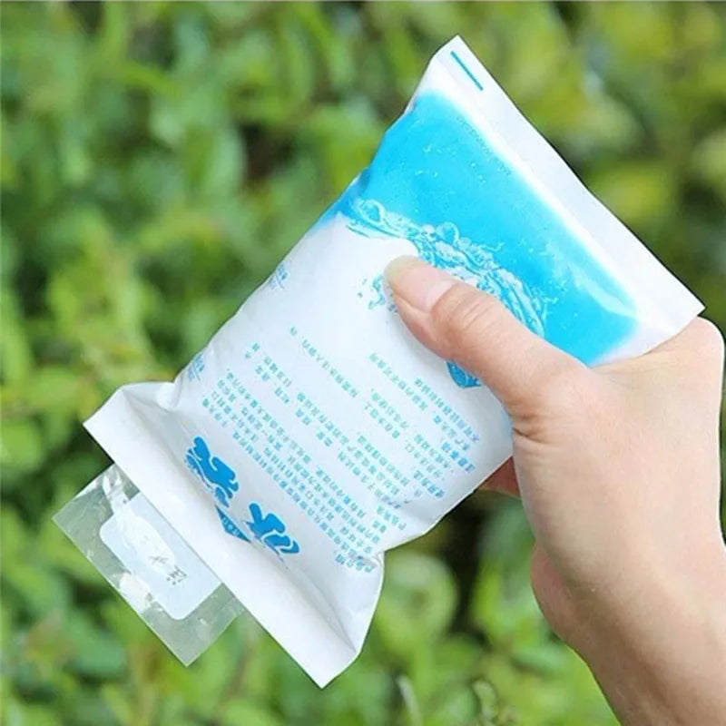 Set de 5 Piezas Paquete de Hielo Reutilizables Personalizados para Almuerzo, Comida, Vino y Conservación Médica – Enfriadores de Gel Aislantes