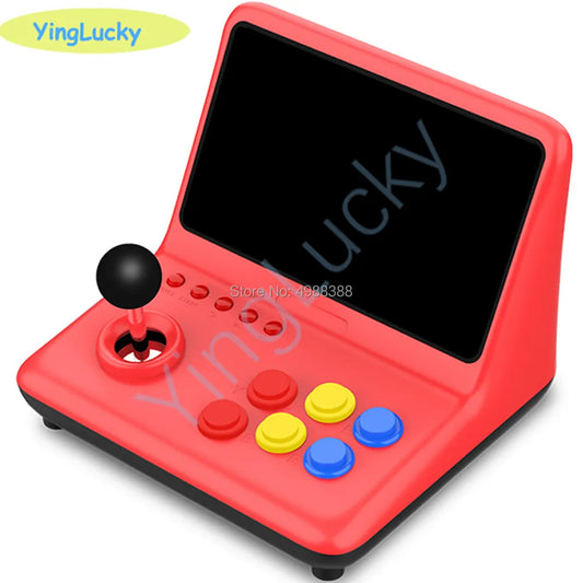 Consola de Juegos Retro de 9 pulgadas con Joystick 3D Grande - 64GB Incorporados, 10000 Juegos, Descarga de Arcade NEOGEO/MAME/GBC/CP1/CP2