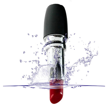 Mini Vibrador Lipstick con Velocidades Ajustables, Estimulador de Clítoris, Masaje Erótico para Mujeres, Juguete Sexual Adulto