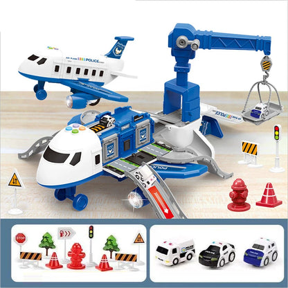 Avión de Simulación Inercial con Música – Juguete de Aeronave de Gran Tamaño para Niños | Avión de Pasajeros para Regalo Infantil
