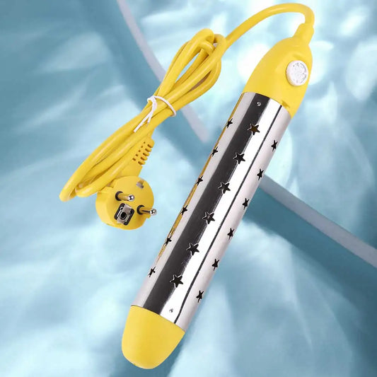 Calentador de Agua 2000/2500W para Piscina, Bañera y Baño - Inmersión Rápida con Apagado Automático, Calentador Solar Portátil Inteligente