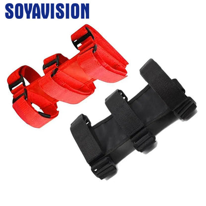 Soporte para Extintor de Incendios Universal para Barandilla de Coche - Tamaños Grande y Pequeño para Jeep Wrangler TJ JK JL (1997-2022)