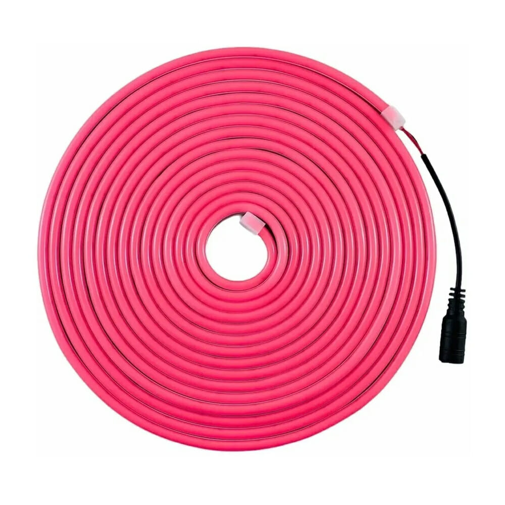Tira Neón Flex 5 Mts + Eliminador de corriente
