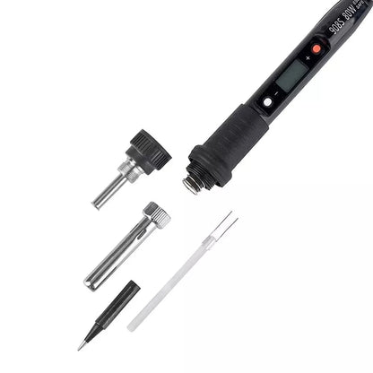JCD Soldador Profesional de 80W con Pantalla Digital, Temperatura Ajustable, Herramientas de Soldadura para Soldadura 110V/220V