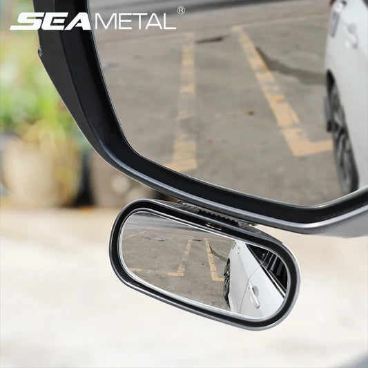 Espejo Retrovisor Lateral 360° Ajustable para Coche SEAMETAL | Espejo de Ángulo Amplio para Estacionamiento y Punto Ciego