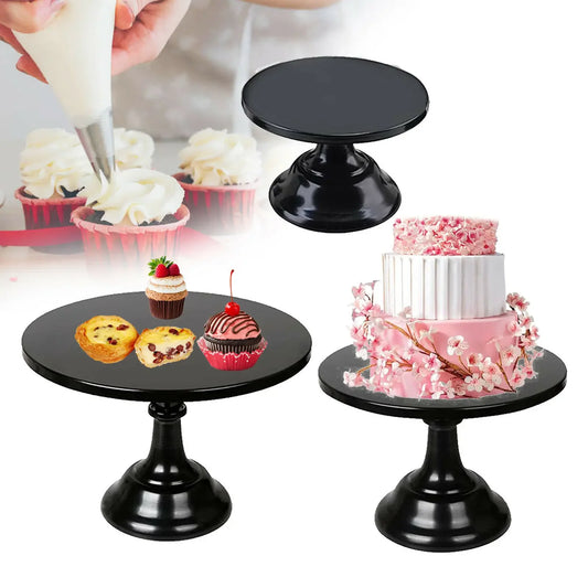 Soporte de Pastel Metálico para Mesa de Postres | Exhibidor de Postres y Bocadillos para Fiestas y Eventos, Bandeja de Té de la Tarde