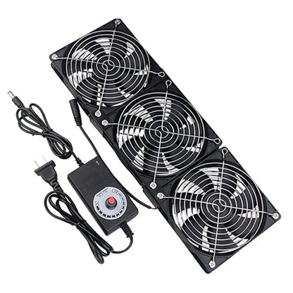 Ventilador de Extracción de 12 cm DC 12V/220V para Minería BTC – Ventilador de Refrigeración de Servidores