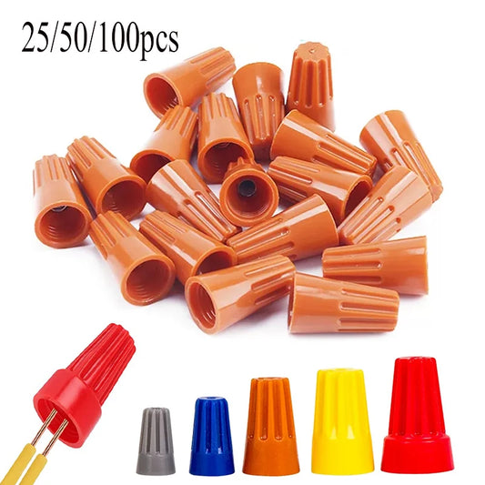 Conectores Rápidos de Cable - 100/50/25pcs Terminales de Crimpado Aislados de Colores P1-P6