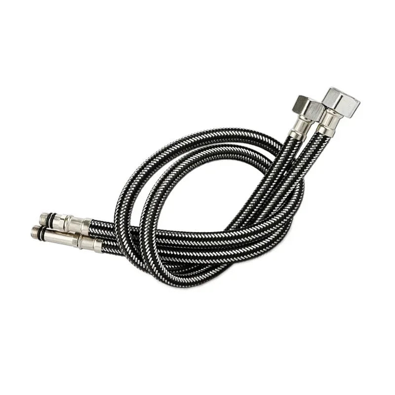 Manguera de Acero Inoxidable Trenzada de Nylon G1/2'' para Grifo de Lavabo de Cocina y Baño - Resistente a Alta Temperatura