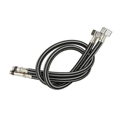 Manguera de Acero Inoxidable Trenzada de Nylon G1/2'' para Grifo de Lavabo de Cocina y Baño - Resistente a Alta Temperatura