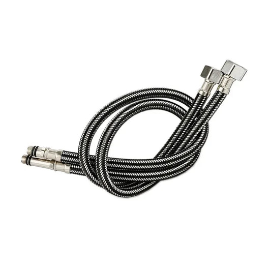 Manguera de Acero Inoxidable Trenzada de Nylon G1/2'' para Grifo de Lavabo de Cocina y Baño - Resistente a Alta Temperatura