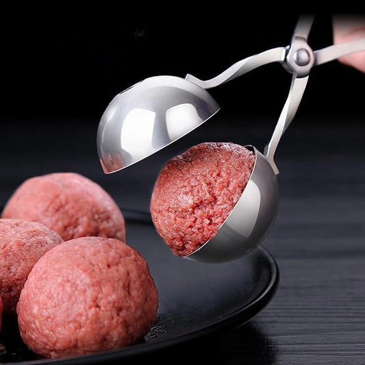Herramienta para Albóndigas de Acero Inoxidable - Clip Redondo para Dar Forma a Albóndigas y Bolas de Arroz en la Cocina
