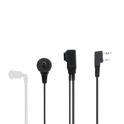 Auricular 2 Pin PTT MIC Baofeng Tubo Acústico Antirradiación | Micrófono y Earpiece para Walkie Talkie de Dos Vías
