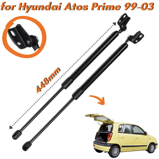 Juego de 2 Struts de Maletero para Hyundai Atos Prime Hatchback (1999-2003) - Soportes de Elevación de 448 mm (81770-06011)