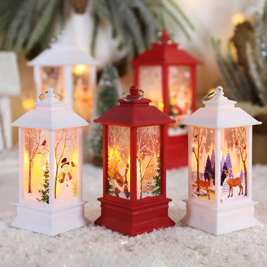 Lámpara de Noche Navideña con Muñeco de Nieve – Lámpara de Mesa Pequeña para Decoración de Navidad y Regalo para Personas Mayores