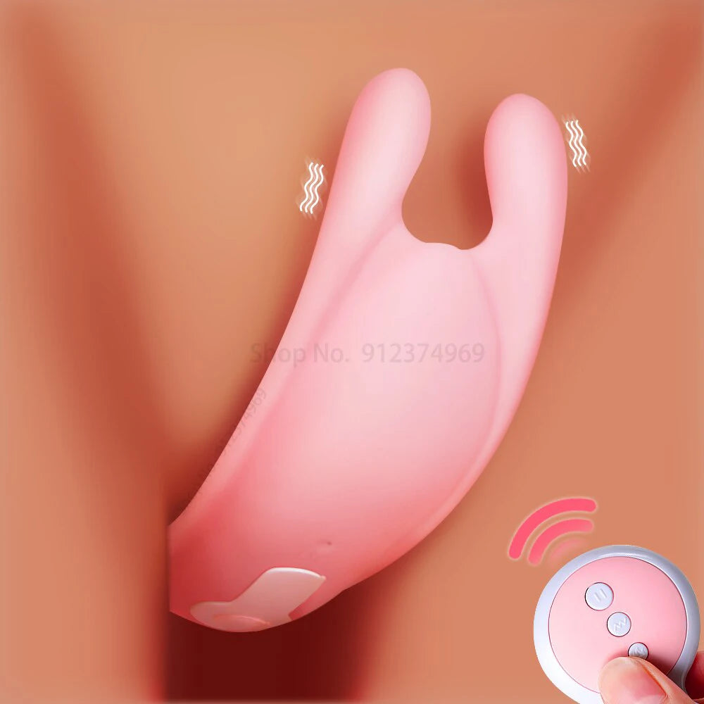 Vibrador Dildo Remoto para Mujeres con Pantis Estimuladoras Clitorianas, Masajeador Vaginal y Juguete Erótico para Parejas