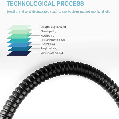 Manguera de Ducha Flexible SUS 304 de 1.5/2M | Accesorios de Baño de Acero Inoxidable, Resistente a Fugas y Alta Durabilidad