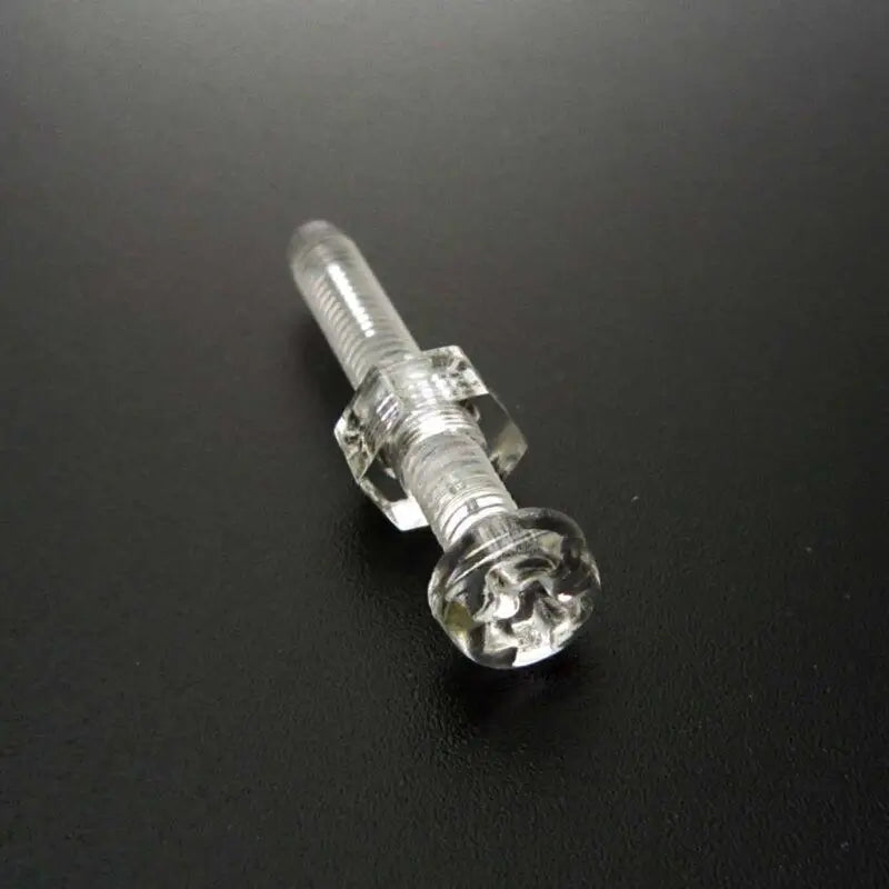 Juego de Tornillos y Tuercas Phillips M3-M6, Acrílico Transparente, 50 Juegos de Nailon
