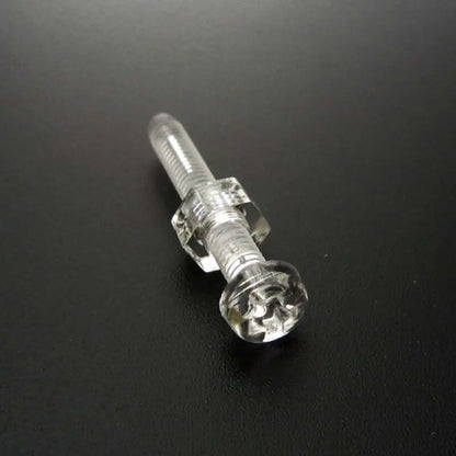 Juego de Tornillos y Tuercas Phillips M3-M6, Acrílico Transparente, 50 Juegos de Nailon