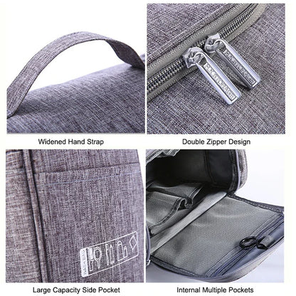 Neceser de Viaje Impermeable con Gancho - Organizador Cosmético para Mujeres y Hombres