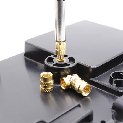 Tuercas de Inserción de Latón para Impresoras 3D | M2, M3, M4, M5, M6 | Molding Térmico y Doble Inyección