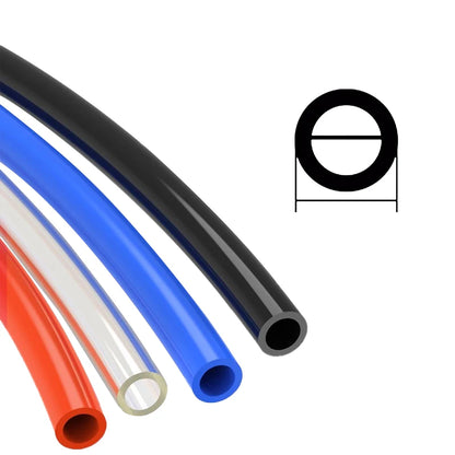 Tubo de Aire Neumático de 10m/20m/50m/100 metros, Tubo Plástico de 4mm 6mm 8mm 10mm 12mm, Tubo Neumático de Poliuretano