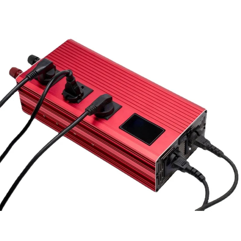 Inversor de onda sinusoidal pura 5500W/5000W DC 12V/24V/48V/60V/72V a AC 110V/220V para coche y energía solar