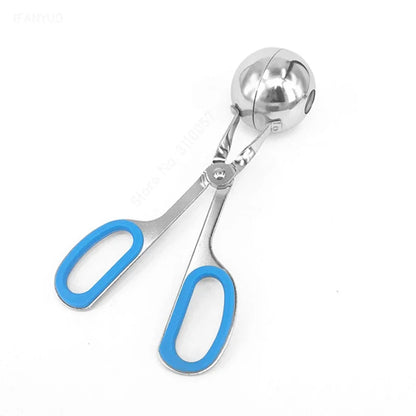 Meatball Maker de Acero Inoxidable 304 - Clip para Albóndigas Rellenas DIY, Herramientas de Moldes para Albóndigas de Pescado y Arroz en la Cocina