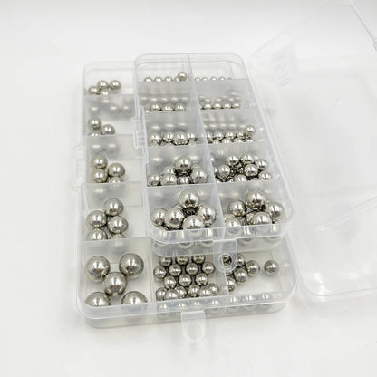 Bolas de Acero Inoxidable 304 - 150/400/520 Piezas de Pelotas para Lanzador de Canicas, Diámetro de 2mm a 12mm