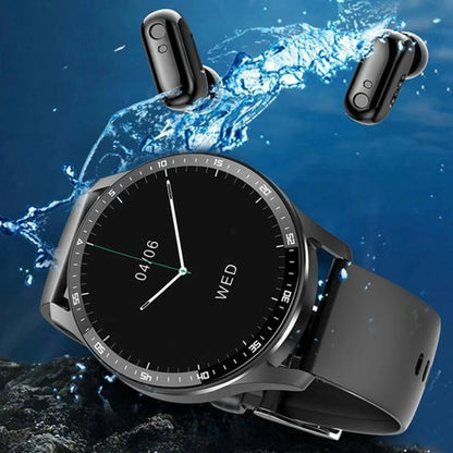Reloj Inteligente X7 2 en 1 con Auriculares Bluetooth TWS, Monitor de Ritmo Cardíaco y Presión Arterial, Seguimiento Deportivo y Fitness