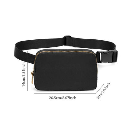 Bolso de Cintura para Mujeres - Fanny Pack con Cremallera, Bolso Crossbody para Deportes y Viajes, Bolsa Casual para Mujer