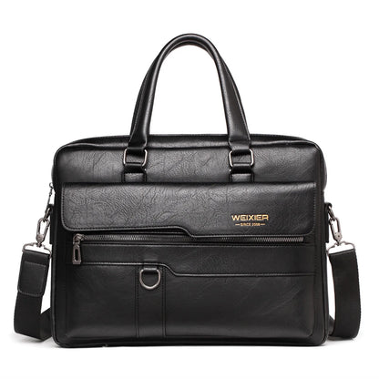 Maletín Ejecutivo para Hombre de 14 Pulgadas, Bolsa de Negocios con Estilo Profesional