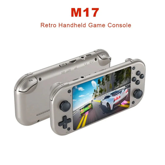 Consola de Videojuegos Retro BOYHOM M17 con Pantalla IPS de 4.3 Pulgadas y Sistema Operativo de Código Abierto Linux - Reproductor de Video Portátil de Bolsillo para PSP