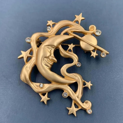 Broche Clásico de Acrílico y Aleación de Zinc para Mujer - Accesorio de Moda con Tema de Belleza