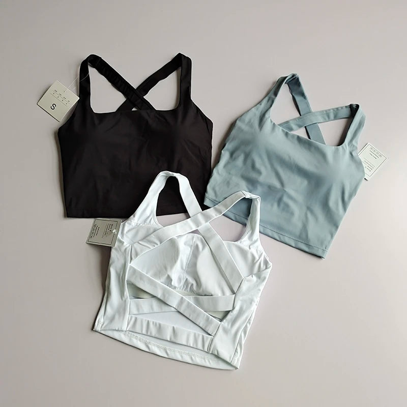 Sujetador Deportivo Sin Costuras para Mujer, Top Sexy de Yoga y Fitness, Bralette Push-Up para Running, Sportswear sin Costuras
