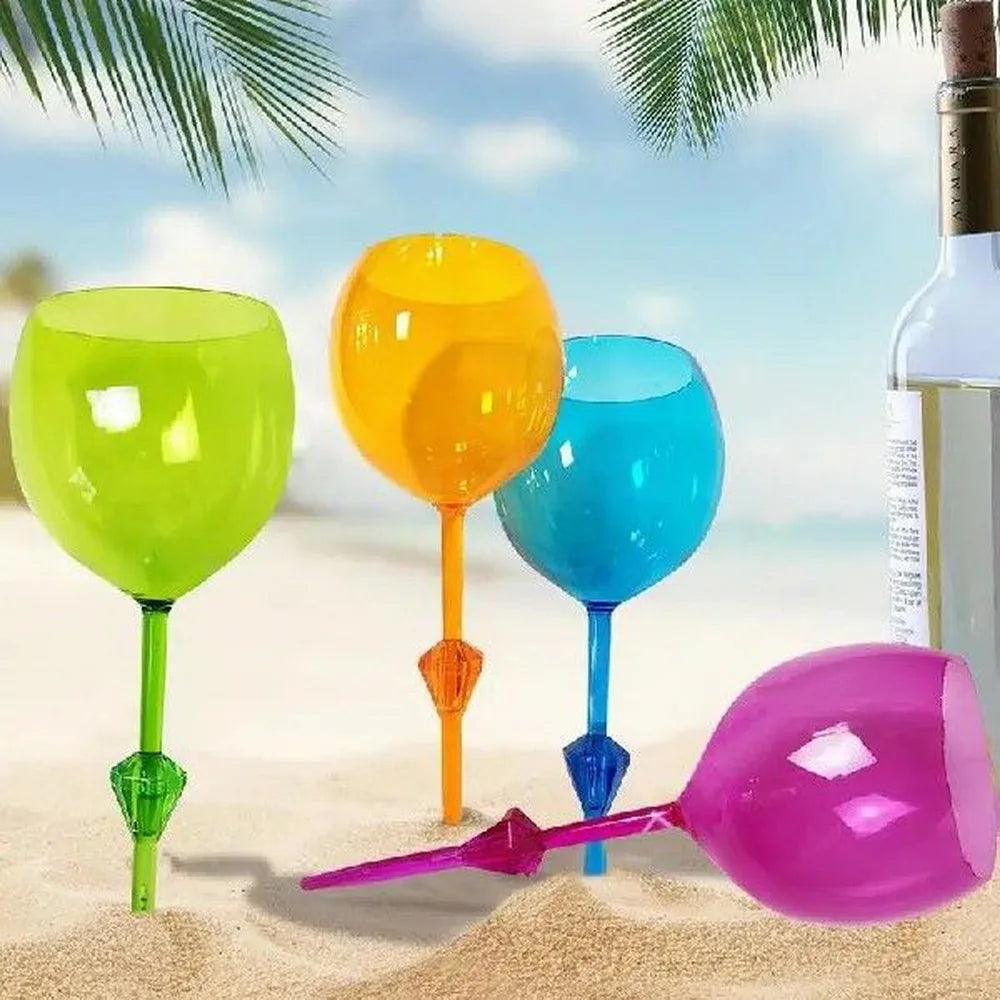Copas Flotantes para Bebidas | Copas de Vino Flotantes para Piscina, Copas de Cócteles de Acrílico, Vasos Reutilizables