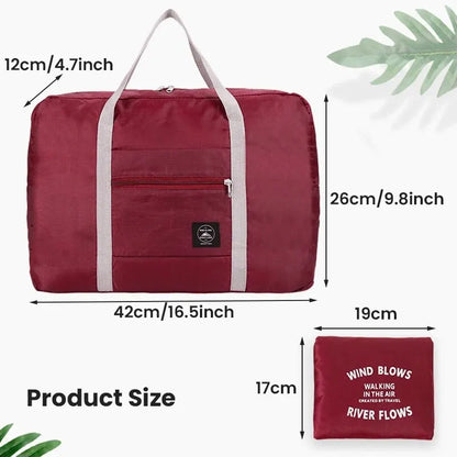Bolso de Viaje Plegable y de Gran Capacidad: Impermeable y Ligero para Hombres y Mujeres en Vacaciones y Fitness