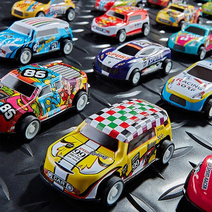 Set de 20/30/50 Coches de Aleación con Caja de Almacenamiento, Vehículos de Juguete de Retroceso Coloridos para Niños, Ideal para Regalos de Cumpleaños