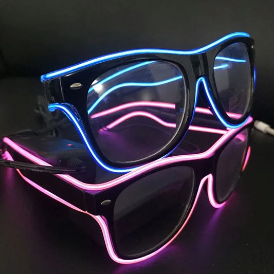 Gafas Luminosas LED – Accesorio Brillante para Fiestas y Festivales