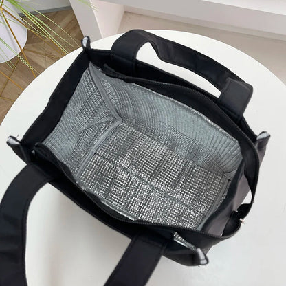 Bolsa de Almuerzo de Gran Capacidad con Aislamiento de Aluminio para Trabajo - Bolsa Práctica con Asa Superior
